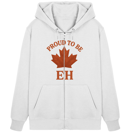 Proud to be EH – Zip Hoodie with Northern Humour