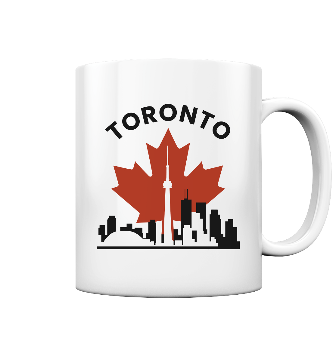 Toronto Leafline Ceramic Mug for That Morning Maple Mood