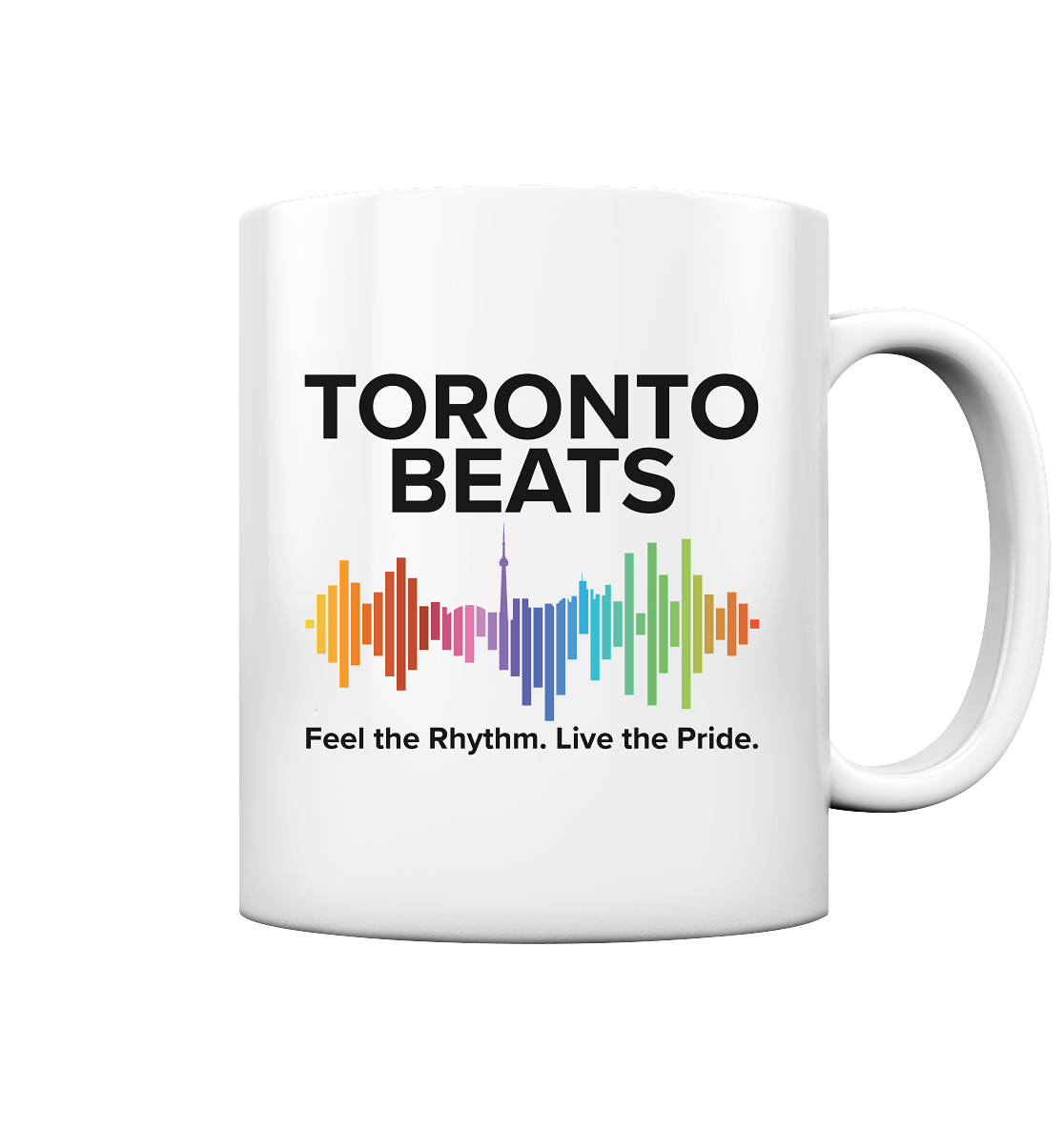 Toronto Beats Mug – Sip Proud. Feel the Rhythm.Description